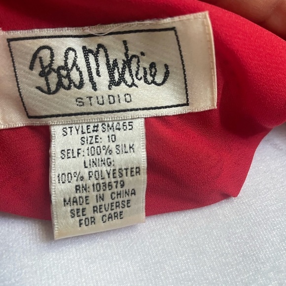 Bob Mackie Silk floral Blouse - Picture 4 of 4